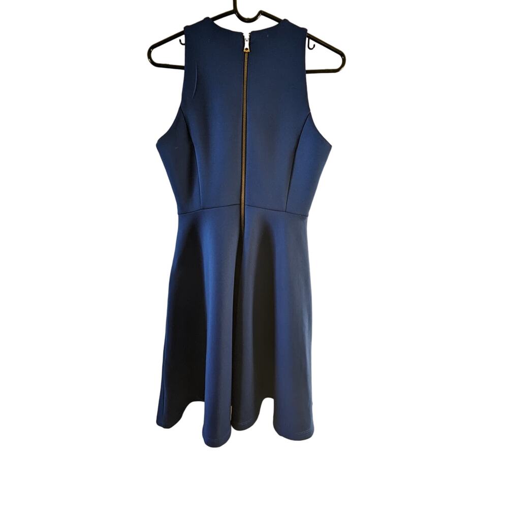 Milly Blue sleeveless scuba blue drip dress size 6